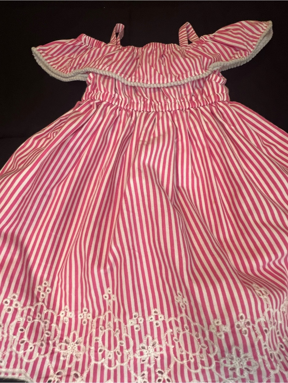 Bundle (2) Toddler Girls Striped Sundresses, Both with Matching Panties - Picture 11 of 16